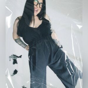 SHEIN CURVE 3XL Super lightweight black jumper.